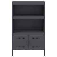 vidaXL Highboard Anthrazit 68x39x113 cm Stahl