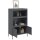 vidaXL Highboard Anthrazit 68x39x113 cm Stahl