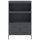 vidaXL Highboard Anthrazit 68x39x113 cm Stahl