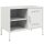 vidaXL TV-Schrank Wei&szlig; 68x39x50,5 cm Stahl