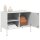 vidaXL TV-Schrank Wei&szlig; 68x39x50,5 cm Stahl