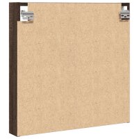 vidaXL Vitrinenschrank Braun Eichen-Optik 60x8,5x58 cm Holzwerkstoff