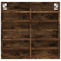 vidaXL Vitrinenschrank R&auml;uchereiche 60x8,5x58 cm Holzwerkstoff