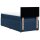 vidaXL Boxspringbett mit Matratze Blau 90x190 cm Stoff