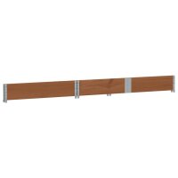 vidaXL Paletten-Aufsatzrahmen Braun 150x50 cm Massivholz Kiefer