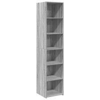 vidaXL Highboard Grau Sonoma-Eiche 40x41x185 cm...