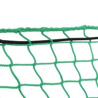 vidaXL Anh&auml;ngernetz mit Gummiseil Gr&uuml;n 5x3,5 m PP