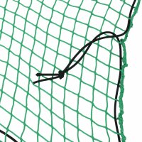 vidaXL Anh&auml;ngernetz mit Gummiseil Gr&uuml;n 5x3 m PP