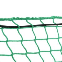 vidaXL Anh&auml;ngernetz mit Gummiseil Gr&uuml;n 5x3 m PP