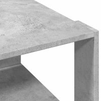 vidaXL Couchtisch Betongrau 51,5x51,5x30 cm Holzwerkstoff