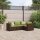 vidaXL 4-tlg. Garten-Lounge-Set mit Kissen Braun Poly Rattan