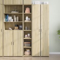 vidaXL Highboard Sonoma-Eiche 30x41x185 cm Holzwerkstoff