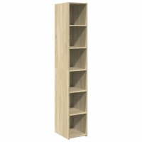 vidaXL Highboard Sonoma-Eiche 30x41x185 cm Holzwerkstoff