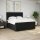 vidaXL Boxspringbett mit Matratze Schwarz 200x200 cm Stoff