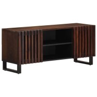 vidaXL TV-Schrank Braun 105x34x46 cm Massivholz Mango