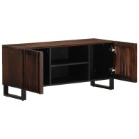 vidaXL TV-Schrank Braun 105x34x46 cm Massivholz Mango