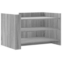 vidaXL Couchtisch Grau Sonoma 80x50x50 cm Holzwerkstoff