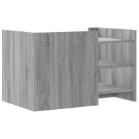 vidaXL Couchtisch Grau Sonoma 80x50x50 cm Holzwerkstoff