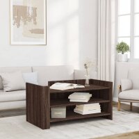 vidaXL Couchtisch Braun Eichen-Optik 100x50x50 cm...