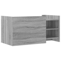 vidaXL Couchtisch Grau Sonoma 100x50x50 cm Holzwerkstoff