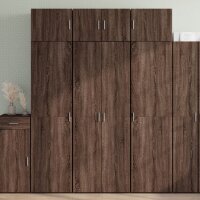 vidaXL Highboard Braun Eichen-Optik 70x42,5x185 cm...