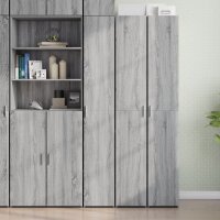 vidaXL Highboard Grau Sonoma 30x42,5x185 cm Holzwerkstoff