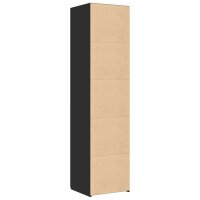 vidaXL Highboard Schwarz 45x42,5x185 cm Holzwerkstoff