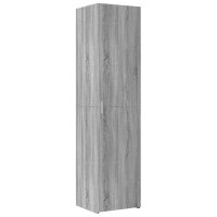 vidaXL Highboard Grau Sonoma 45x42,5x185 cm Holzwerkstoff