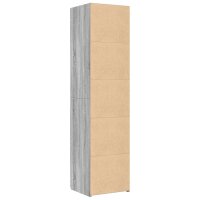 vidaXL Highboard Grau Sonoma 45x42,5x185 cm Holzwerkstoff