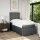 vidaXL Boxspringbett mit Matratze Dunkelgrau 90x190 cm Stoff