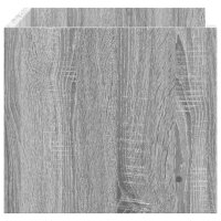 vidaXL Wandregal Grau Sonoma 70,5x35x30,5 cm Holzwerkstoff