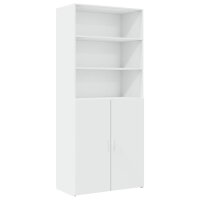 vidaXL Highboard Wei&szlig; 80x42,5x249 cm Holzwerkstoff