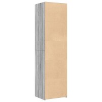 vidaXL Highboard Grau Sonoma 50x42,5x185 cm Holzwerkstoff