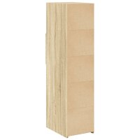 vidaXL Highboard Sonoma-Eiche 30x42,5x124 cm Holzwerkstoff