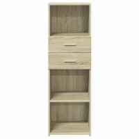 vidaXL Highboard Sonoma-Eiche 40x42,5x124 cm Holzwerkstoff