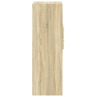 vidaXL Highboard Sonoma-Eiche 40x42,5x124 cm Holzwerkstoff