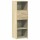 vidaXL Highboard Sonoma-Eiche 40x42,5x124 cm Holzwerkstoff