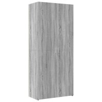 vidaXL Highboard Grau Sonoma 80x42,5x249 cm Holzwerkstoff