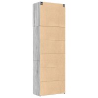 vidaXL Highboard Grau Sonoma 80x42,5x249 cm Holzwerkstoff