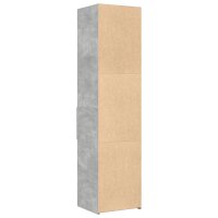 vidaXL Highboard Betongrau 45x42,5x185 cm Holzwerkstoff