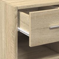 vidaXL Sideboard Sonoma-Eiche 30x42,5x93 cm Holzwerkstoff