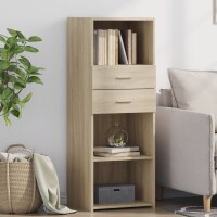 vidaXL Highboard Sonoma-Eiche 45x42,5x124 cm Holzwerkstoff