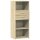 vidaXL Highboard Sonoma-Eiche 50x42,5x124 cm Holzwerkstoff