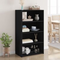 vidaXL Highboard Schwarz 70x41x124 cm Holzwerkstoff