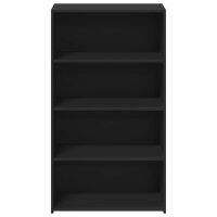 vidaXL Highboard Schwarz 70x41x124 cm Holzwerkstoff