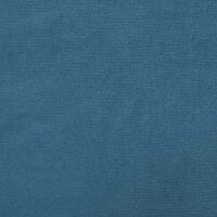 vidaXL Bettgestell Blau 90x200 cm Samt