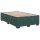 vidaXL Boxspringbett mit Matratze Dunkelgr&uuml;n 120x190 cm Samt