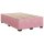 vidaXL Boxspringbett mit Matratze Rosa 120x200 cm Samt