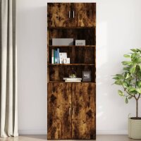 vidaXL Wandschrank Räuchereiche 80x42,5x40 cm Holzwerkstoff