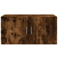 vidaXL Wandschrank Räuchereiche 80x42,5x40 cm Holzwerkstoff